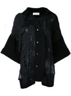 Faith Connexion - Asymmetric Textured Shirt - Women - Silk - S, Black, Silk