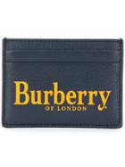 Burberry Logo Printed Cardholder - Green