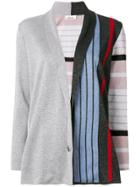 Circus Hotel Sparkly Multi-stripe Cardigan - Multicolour