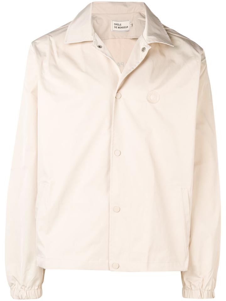 Drôle De Monsieur Lightweight Snap-button Jacket - Nude & Neutrals