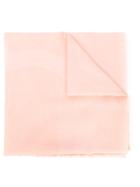 Salvatore Ferragamo Fringed Scarf, Women's, Pink/purple, Cotton