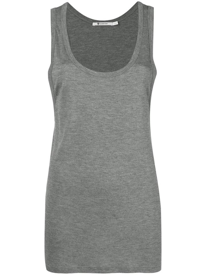 T By Alexander Wang Oversized Tank Top - Grey