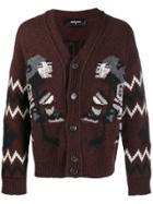 Dsquared2 Panelled Knit Cardigan