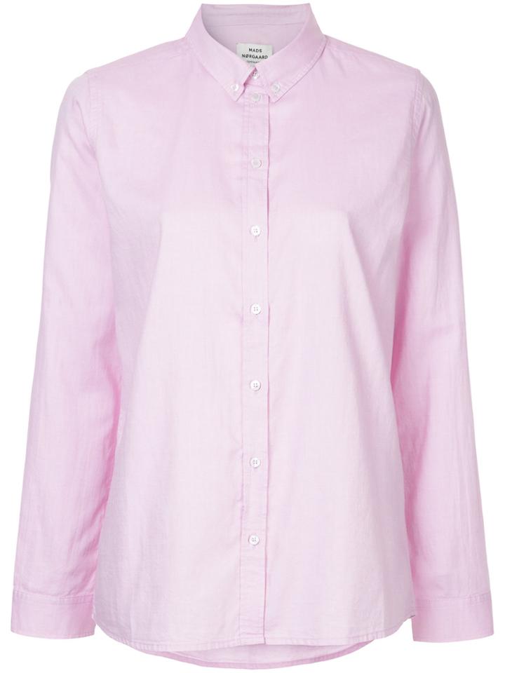 Mads N0rgaard Selma Oxford Shirt - Pink & Purple