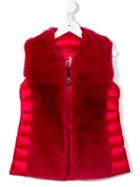 Add Kids Padded Gilet, Girl's, Size: 6 Yrs, Red