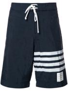 Thom Browne Striped Swim Shorts - Blue