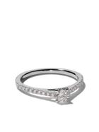 De Beers Platinum My First De Beers Db Classic Pavé Solitaire Diamond