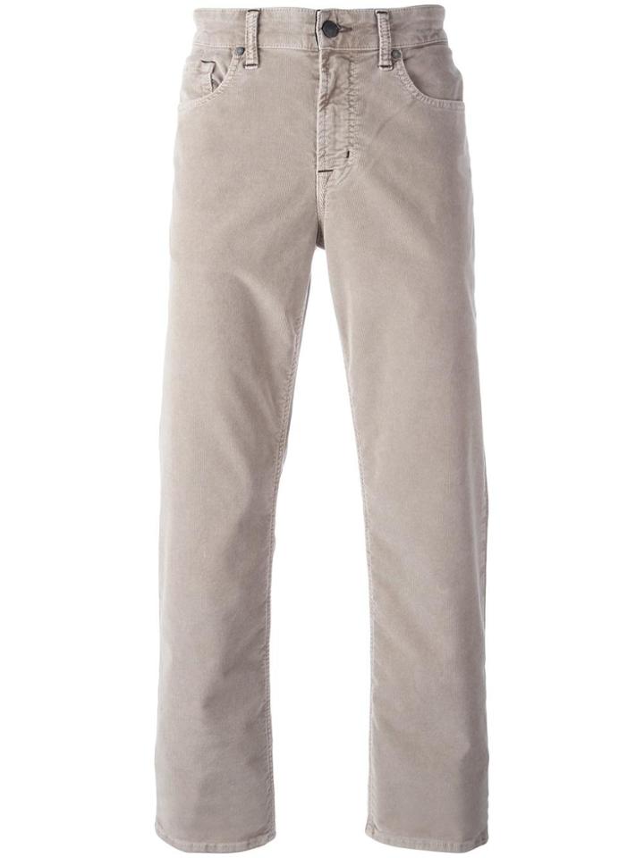 7 For All Mankind Corduroy Effect Trousers - Nude & Neutrals