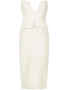 Muller Of Yoshiokubo Vespyr Corset Fitted Dress - White