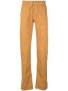Gieves & Hawkes Straight Leg Trousers - Yellow