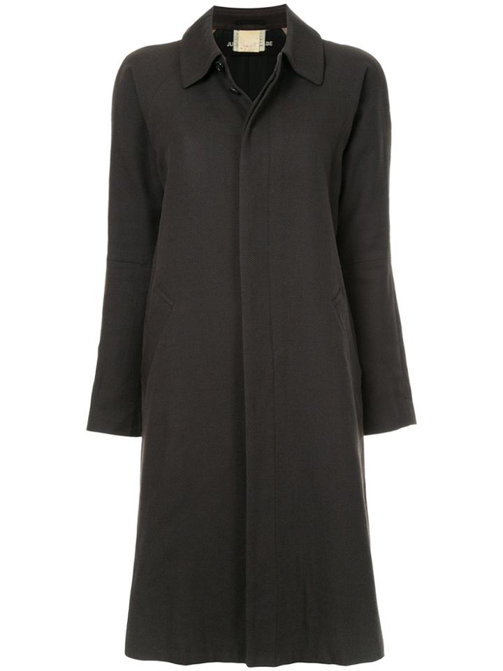 Junya Watanabe Comme Des Garçons Vintage Concealed Button Coat - Brown