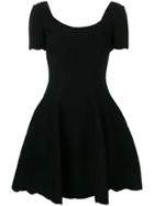 Alexander Mcqueen Fit-and-flare Dress - Black