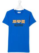 Moschino Kids Logo Print T-shirt - Blue