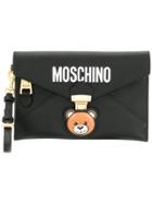 Moschino Teddy Bear Clutch Bag - Black