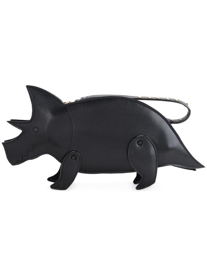 Muveil Rhinoceros Clutch, Women's, Black