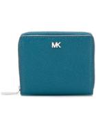 Michael Michael Kors Logo Zipped Wallet - Blue