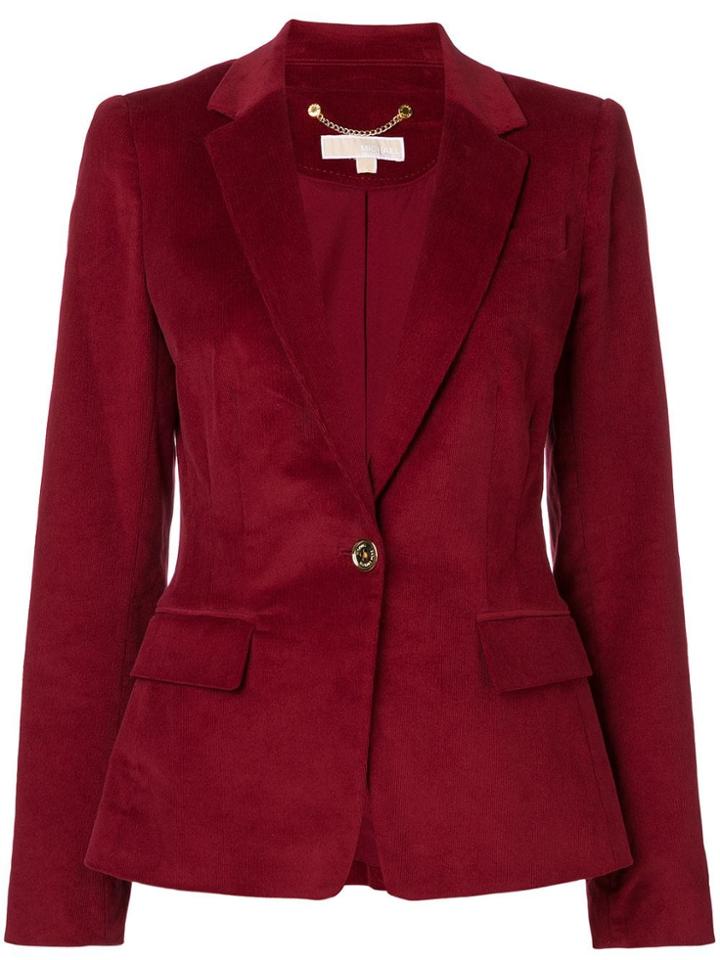 Michael Michael Kors Corduroy Blazer - Red