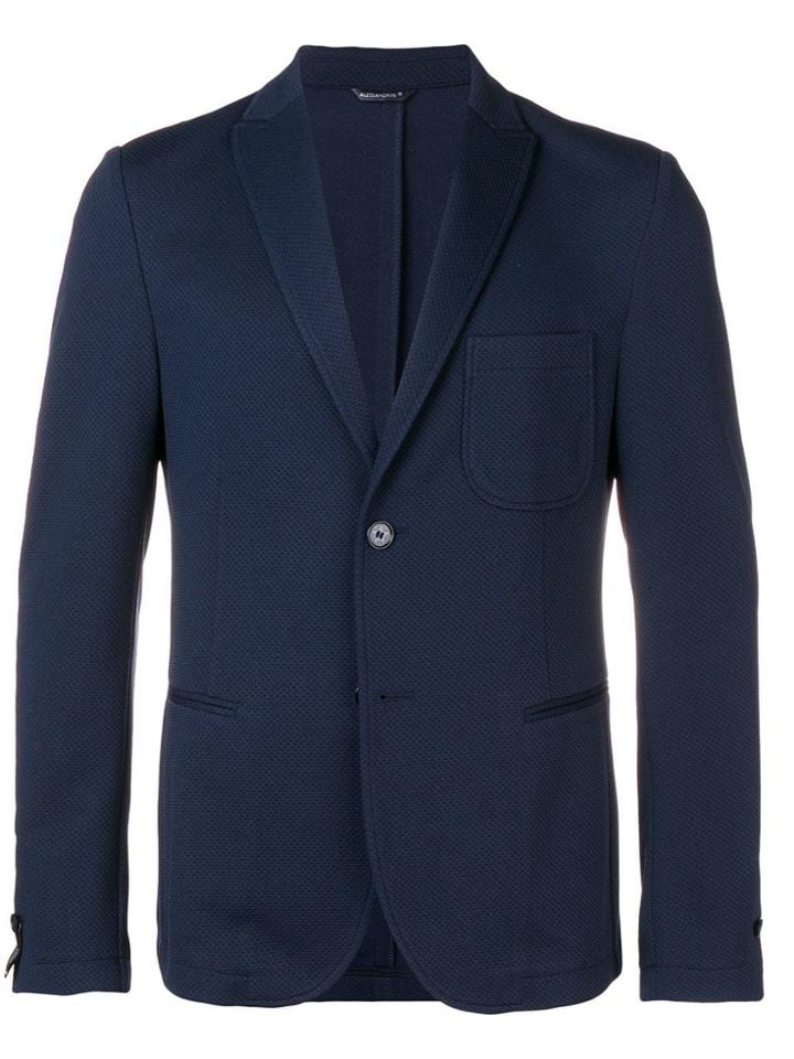 Daniele Alessandrini Structured Blazer - Blue