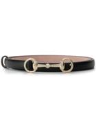 Gucci Horsebit Detail Belt - Black