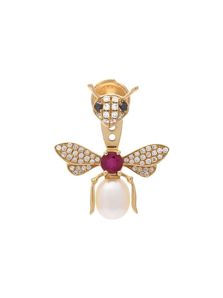 Yvonne Léon Bug Earring, Women's, Metallic