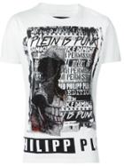 Philipp Plein 'people' T-shirt, Men's, Size: Xl, White, Cotton