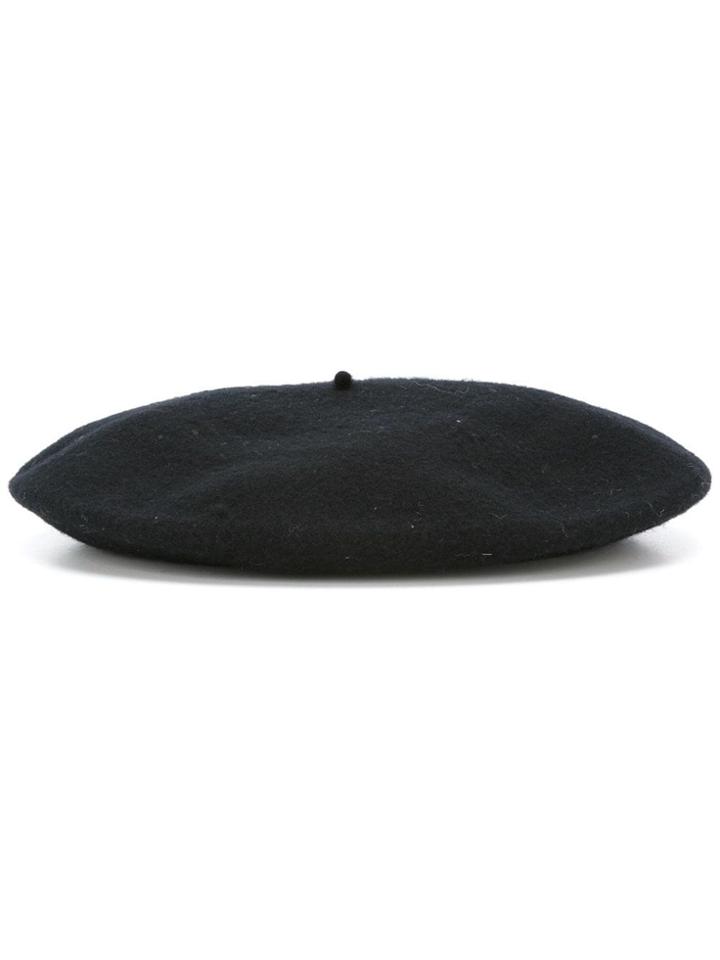 Borsalino Wool Beret - Black