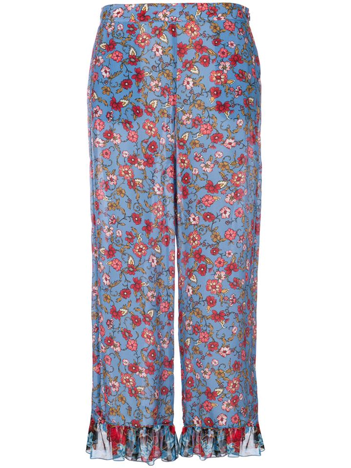 See By Chloé Floral Palazzo Trousers - Multicolour