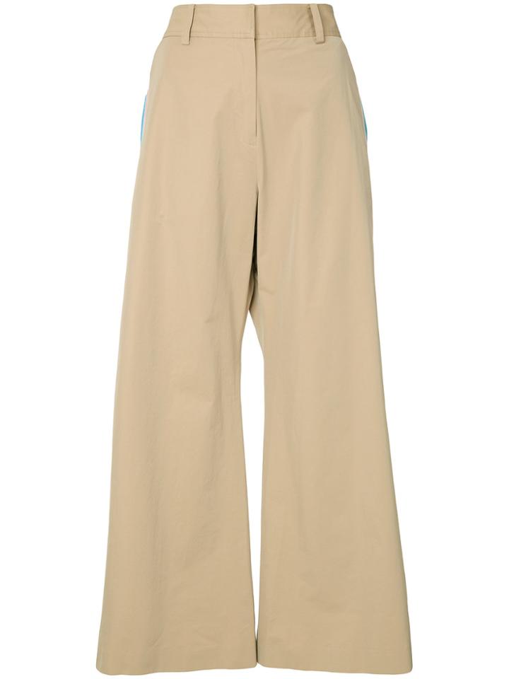 Maison Mihara Yasuhiro Side Stripe Trousers - Brown