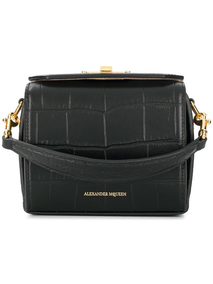 Alexander Mcqueen Nano Box Bag - Black