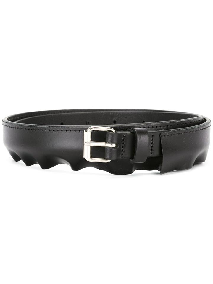 Peter Jensen Pleat Belt, Women's, Size: Small, Black, Leather