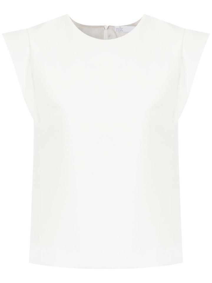 Nk Panelled Blouse - White