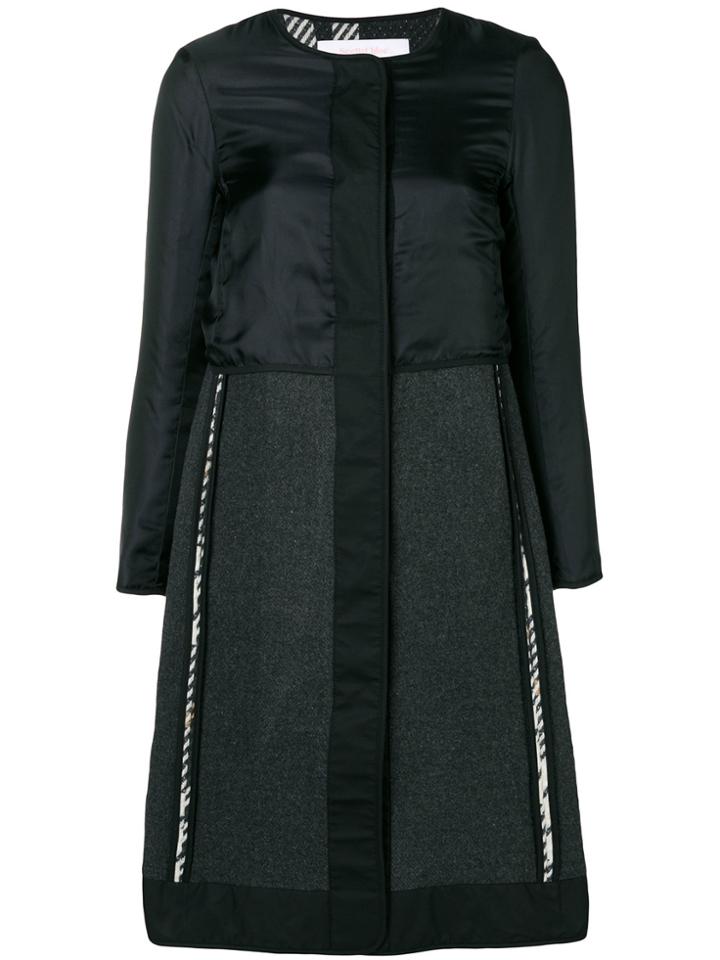 See By Chloé Contrasting Coat - Grey