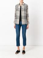Burberry - House Check Shirt - Women - Cotton - Xs, Women's, Nude/neutrals, Cotton