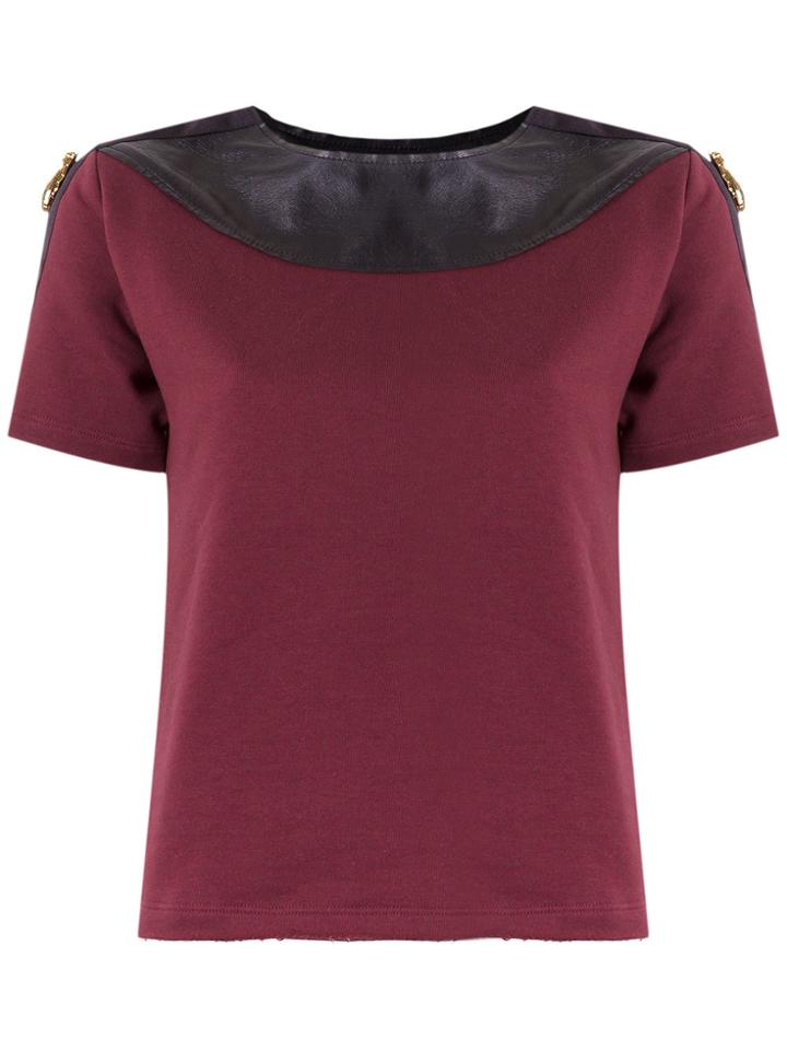 Andrea Bogosian Panelled Top - Red
