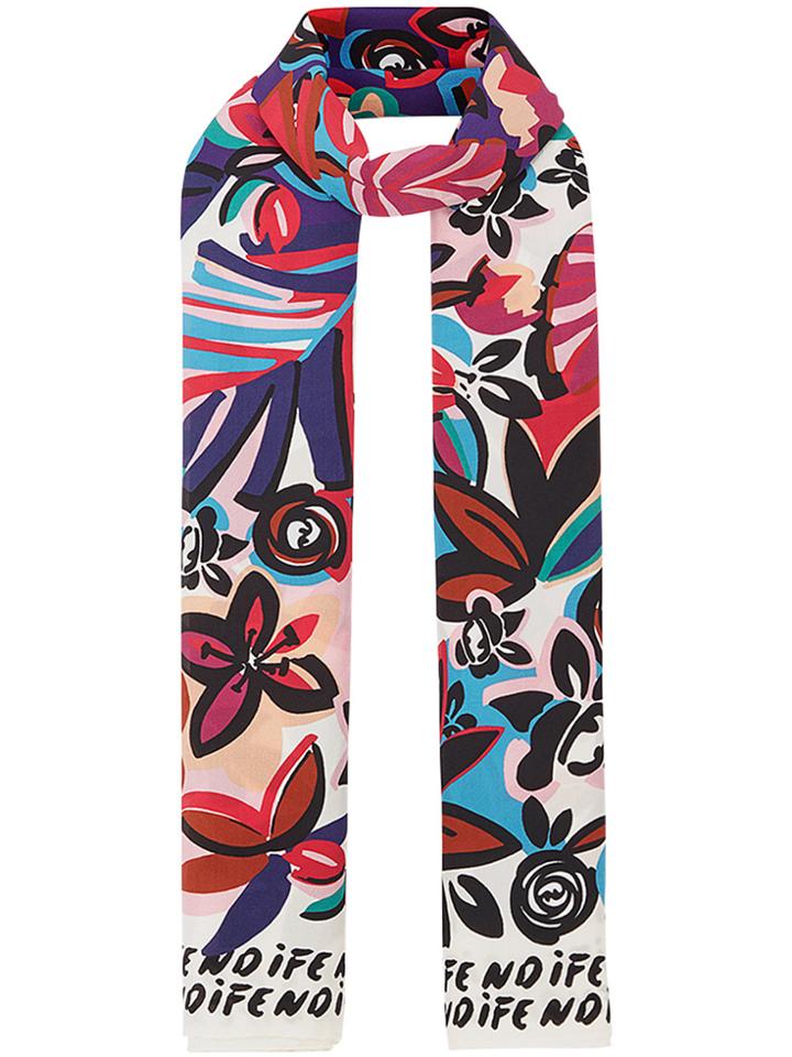 Fendi Floral Stole Scarf - Multicolour