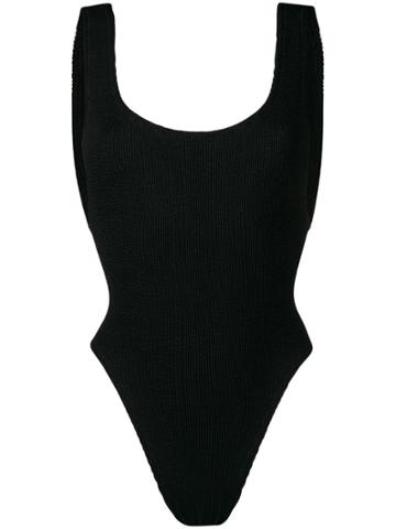 Reina Olga Scrunch Swimsuit - Black