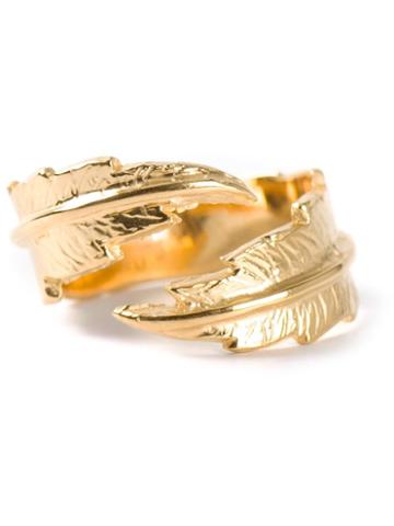 Leivankash Round Feather Ring