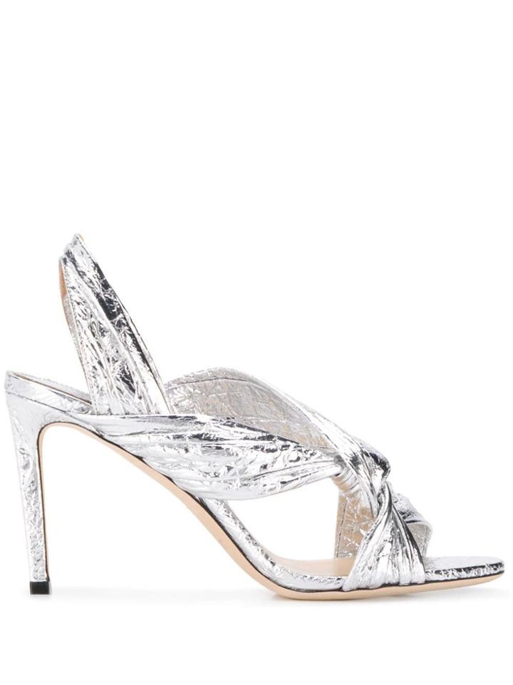 Jimmy Choo Lalia 85 Sandals - Silver