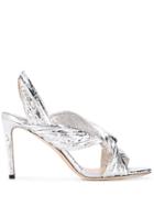 Jimmy Choo Lalia 85 Sandals - Silver