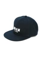 Msgm Kids - Branded Cap - Kids - Cotton/polyester - One Size, Black