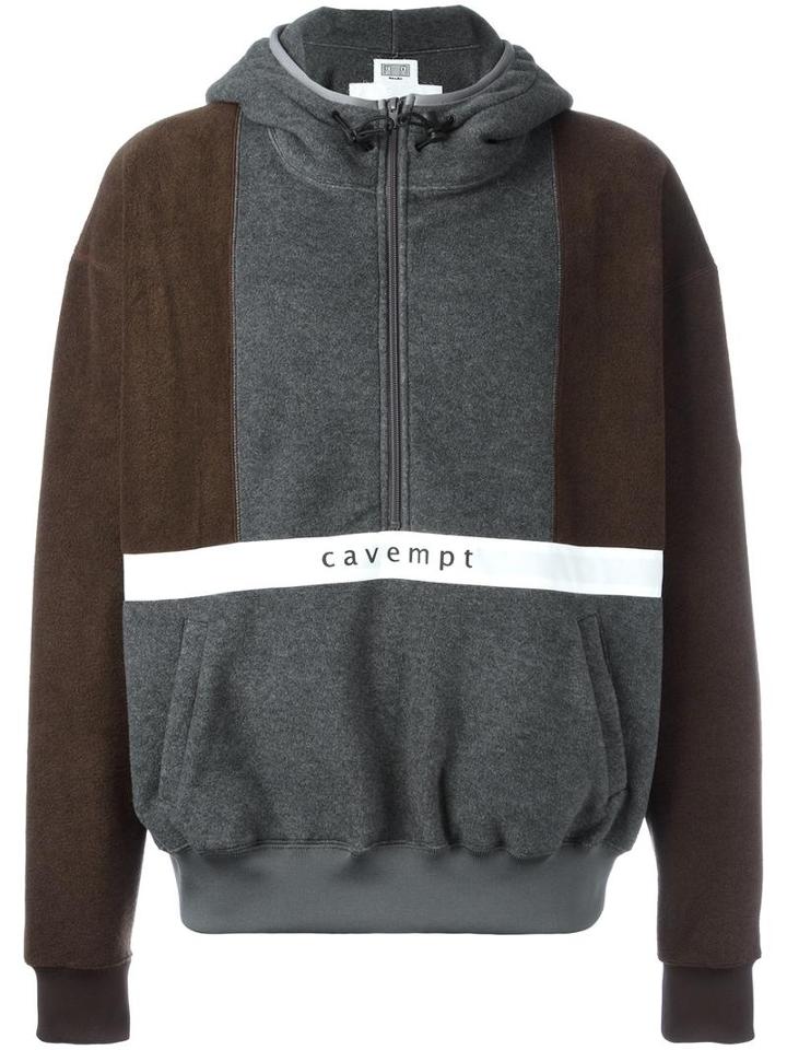 C.e. 'cavempt' Print Hoodie, Men's, Size: Xl, Brown, Polyester/rayon