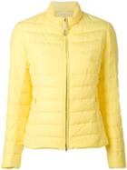 Fabiana Filippi - Puffer Jacket - Women - Feather Down/polyamide/polyester/viscose - 46, Yellow/orange, Feather Down/polyamide/polyester/viscose