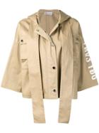 Red Valentino Cropped Military Jacket - Neutrals