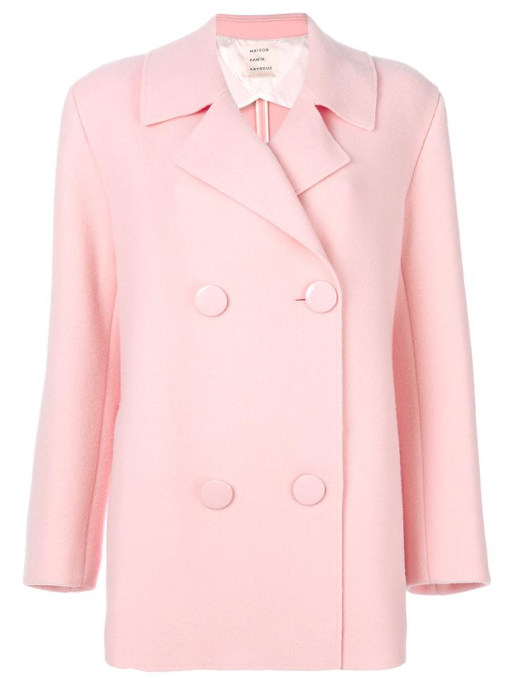 Maison Rabih Kayrouz Double Breasted Jacket - Pink & Purple