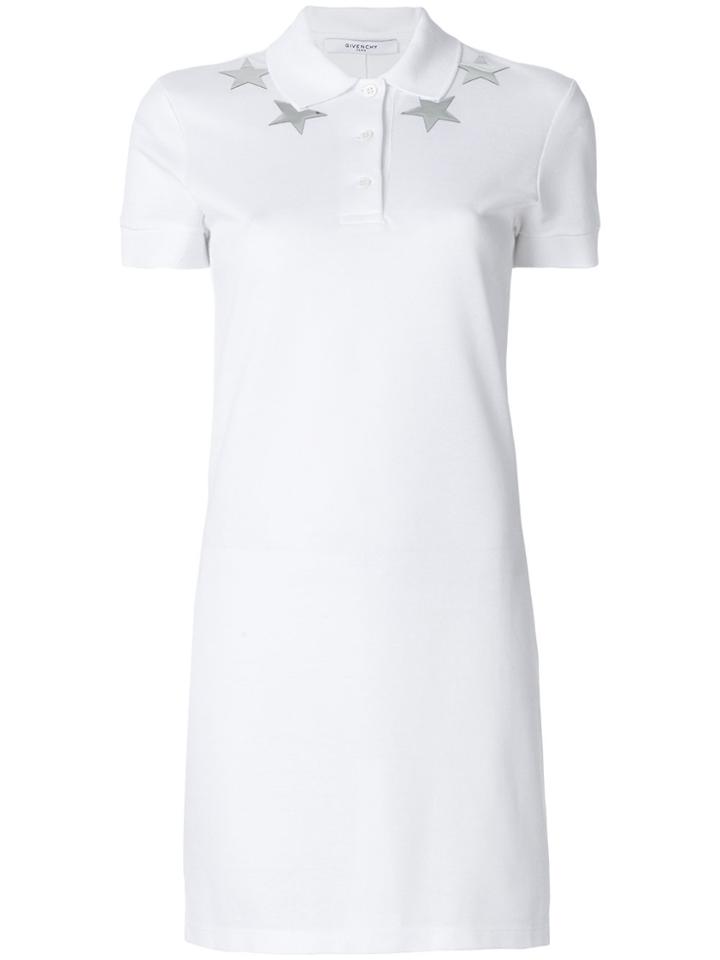 Givenchy Star Print Polo Dress - White
