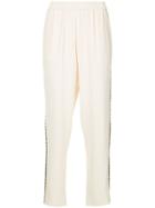 Layeur High Waist Tapered Trousers - Nude & Neutrals