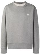 Acne Studios Fairview Face Sweatshirt - Grey