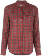 Reformation Sara Button Down Shirt - Red