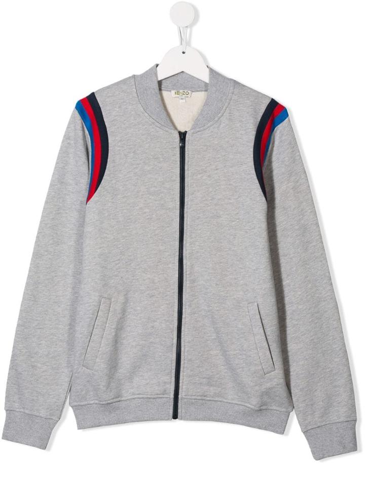 Kenzo Kids Teen Super Kenzo Bomber Jacket - Grey