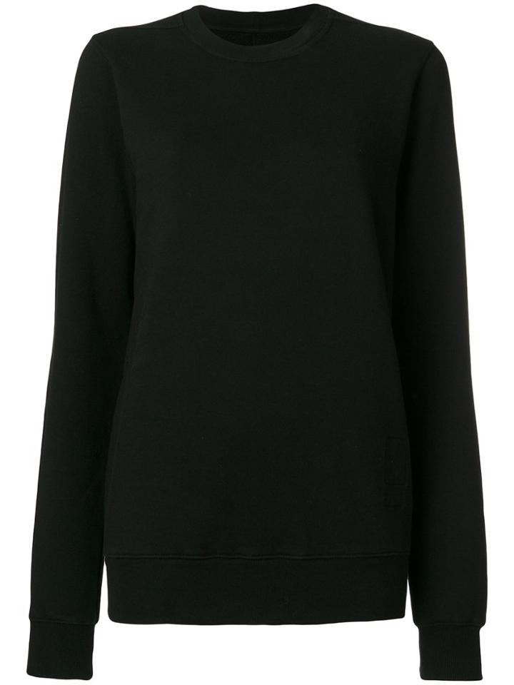 Rick Owens Drkshdw Round Neck Sweatshirt - Black